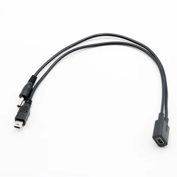 1pc Mini-USB 5 - pinski Konektor za Mini USB 5 - pinski Priključak + DC 3,5 mm x 1,35 mm Muški Kabel-razdjelnik Za GPS navigacije