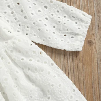 2022 Dječja odjeća za djevojčice Princeza Proljeće dugi rukav Čipkan vjenčanicu Večernje haljine za krštenje na Dan rođenja