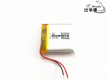 3.7 450 mah 503030 Litij-Polimer LiPo baterija baterija baterija baterija Baterija ion elementi Za Mp3 Mp4 Mp5 DIY PAD DVD E-knjiga Bluetooth slušalica