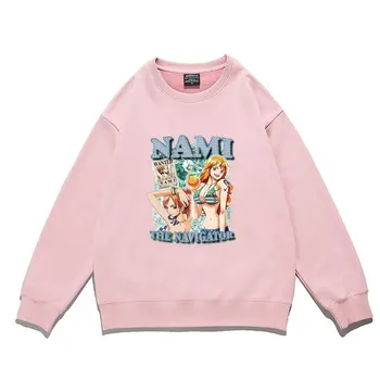Anime Cijeli majica Seksi pulover s po cijeloj površini Nama Premium Харадзюку Manga Unisex Ulica odjeća Muški Ženski Modni Slatka hoodies
