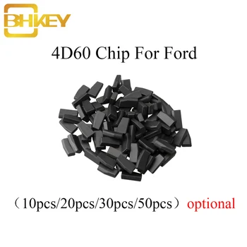 BHKEY Automobilski Ključ Transponder 4D60 Čip Za Ford Fiesta Connect Fokus, Mondeo Ka ID60 Čip u 40-Bitni Prazan Ugljika čip 10x 20X 30X 50X