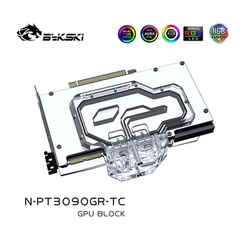 Blok aktivan stražnjoj strani Bykski GPU grafička kartica Palit RTX 3090 GameRock OC/ Maxsun RTX 3090 TURBO JET Grafička kartica Hladnjak hladnjaka VRAM