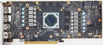 Blok RGB rashladne grafičkog procesora Bykski za AMD Reference RX 6700XT sa stražnje kućište A-RX6700XT-X