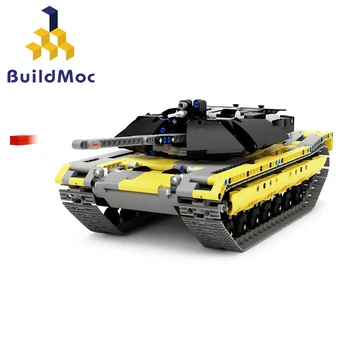 BuildMoc Vojna Bitka Željezna Carstvo Tenk high-Tech Gradivni Blokovi Setovi Oružja Vojni Vojnici Cigle Igračke, Pokloni za rođendan