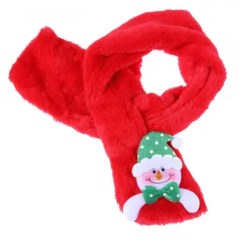 Djed Mraz Šal Vrat Pribor Za Odjeću Božićne Dekoracije Dječji Šal Crvena Slatka Izgled 95x130x10 mm
