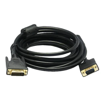 DVI 24+5-pinski konektor za VGA između muškaraca video kabel za računalo PC monitor, projektor 1,75 M