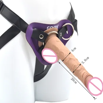 FAAK silikon realističan penis daljinski upravljač Vibracijske remen dildo usisni remen od prave kože vibratori lezbijska seks-igračke
