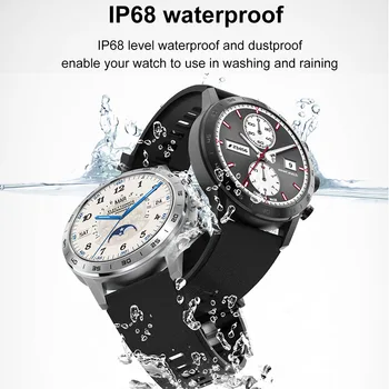 Gospodo Pametne Bluetooth sat Poziv Watch IP68 Vodootporan Sportski Fitness Sat sa srčanog ritma za HUAWEI Android IOS 2021 Novi Pametni sat