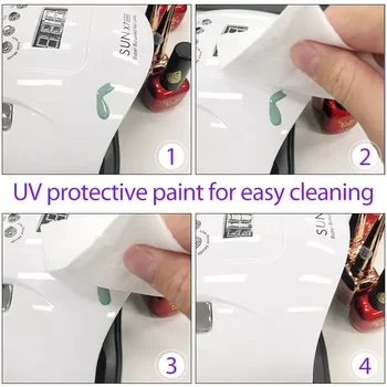 Jaki UV-led stroj za sušenje Noktiju Prijenosni, za uporabu u kućanstvu S Velikim touch LCD ekrana Smart Senzor Lampa za sušenje Noktiju manikura