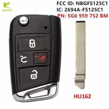 KEYECU Zamjena Smart-Privezak za ključeve sa Daljinskim upravljačem 4 Gumba 315 Mhz MQB49 za Volkswagen VW Atlas Golf Karavan Tdi 2018-2020 5G6 959 752 BM