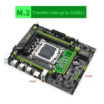 Matična ploča MACHINIST X79 Podržava procesor LGA 2011 serije Xeon E5 Procesora DDR3 ECC RAM SATA NVME M. 2 Четырехканальный USB 3.0 3.0