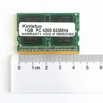 Memorija Memoria za prijenosni uređaj za narudžbu Fujitsu i Panasonic, 1 G, 1 GB PC2-4200, DDR2-400/533/667 Mhz, микроДИММ, 172 bora