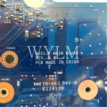 N551JX /N551JK I5-4200CPU GTX950M matična ploča za ASUS N551JX G551JM N551J G551JX N551JW N551JM matična ploča laptopa 90NB08C0-R00030