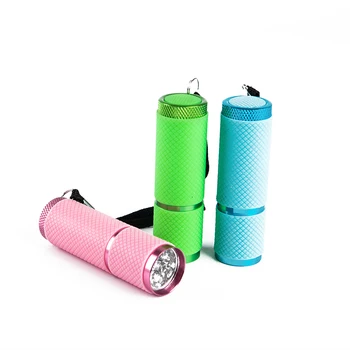 Prijenosni 9 LED Mini-Sušilica Za Nokte Svjetiljka Svjetiljka Baklja Za UV-Gel Lak Za Nokte led Žarulja