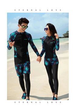 Ronilačko odijelo sa dugim rukavima odvojeno muški i ženski parovi krema za sunčanje быстросохнущий kupaći kostim za surfanje odijelo