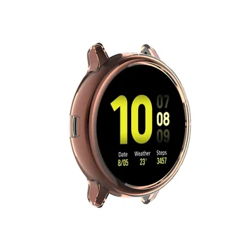 Silikonska TPU Zaštitna torbica za Samsung Galaxy Watch Active 2 40 mm 44 mm SM-R830 R820 Pametna Narukvica Zaštitna Ljuska Sjedalo