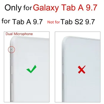 Torbica od umjetne kože za Samsung Galaxy Tab, A 9,7 inča SM-T550 T555 P550 P555 torbica za tablet Samsung Galaxy Tab, A 9,7 T550 Flip torbica