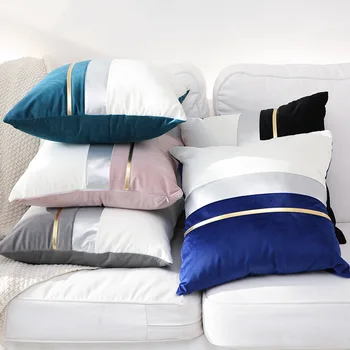 Visokokvalitetna Baršun jastučnicu 45x45 cm 30x50 cm Patchwork Zlatni kauč jastučnica Jastučnica Luksuzne presvlake za jastuke