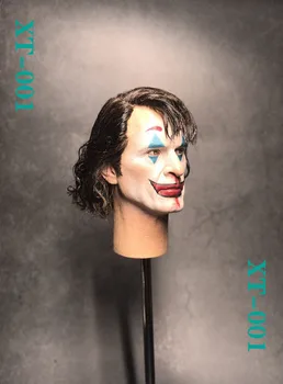 XT001 JK02 1/6 Joker Joaquin Glava Skulptura Muške Klaun Transplantacije Kose Navoj Na Glavi Model je Pogodan Za 12