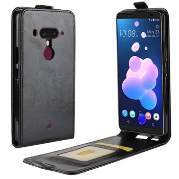 Za HTC U12 Plus Torbica Flip silikon novčanik od umjetne kože gore i dolje Hit Boji Torbica za telefon HTC U12 Plus U12Plus Stražnji poklopac