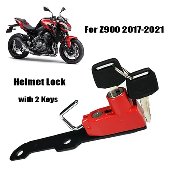 Za KAWASAKI Z900 Z 900 2017-2021 2019 2020 Kuka za pričvršćivanje Dvorca kaciga s 2 tipke Bočne krađe Pribor za motocikle