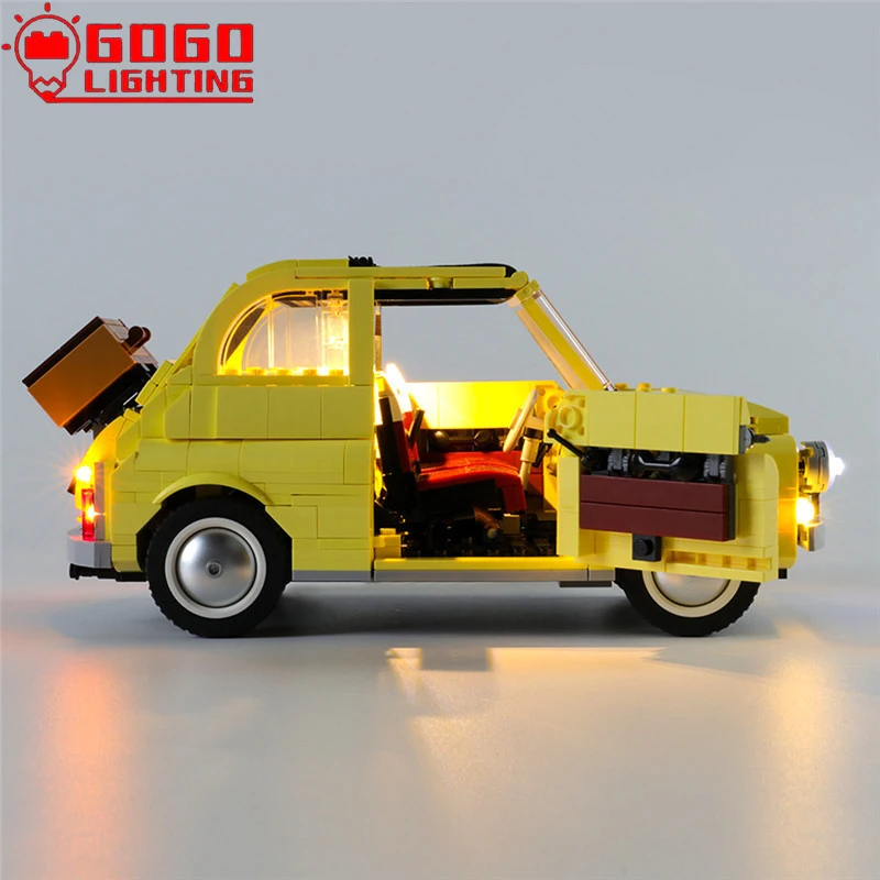 Brand GOGOLIGHTING LED Kit Svjetla Za Lego 10271 Za Fiat Nuova500 Auto Gradivni Blokovi, Komplet Žarulja Igračke(Samo Svjetlo Bez Modela) 1
