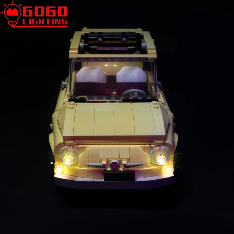 Brand GOGOLIGHTING LED Kit Svjetla Za Lego 10271 Za Fiat Nuova500 Auto Gradivni Blokovi, Komplet Žarulja Igračke(Samo Svjetlo Bez Modela) 4