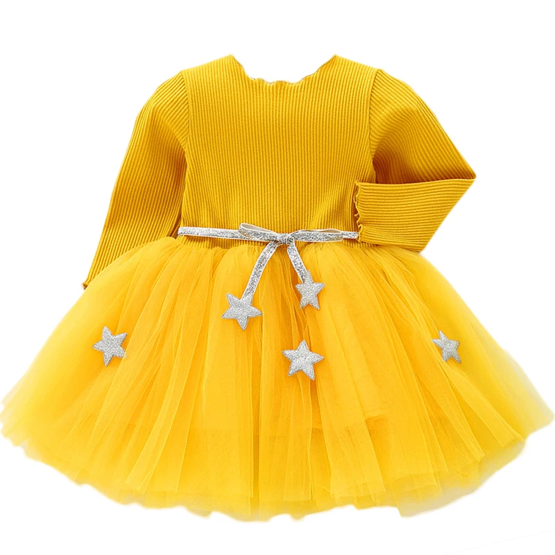 Haljinu-džemper za novorođene djevojčice sa zvijezdom za novorođenčad djevojke Božićni odijelo za djecu Dječje haljine Odjeća Dječja odjeća 0