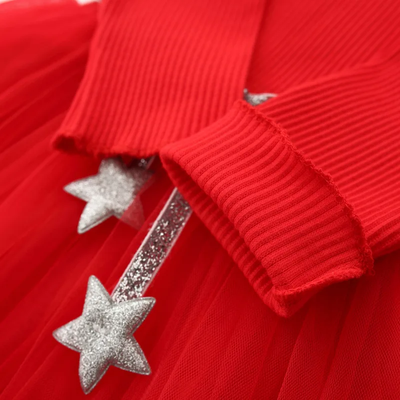Haljinu-džemper za novorođene djevojčice sa zvijezdom za novorođenčad djevojke Božićni odijelo za djecu Dječje haljine Odjeća Dječja odjeća 2