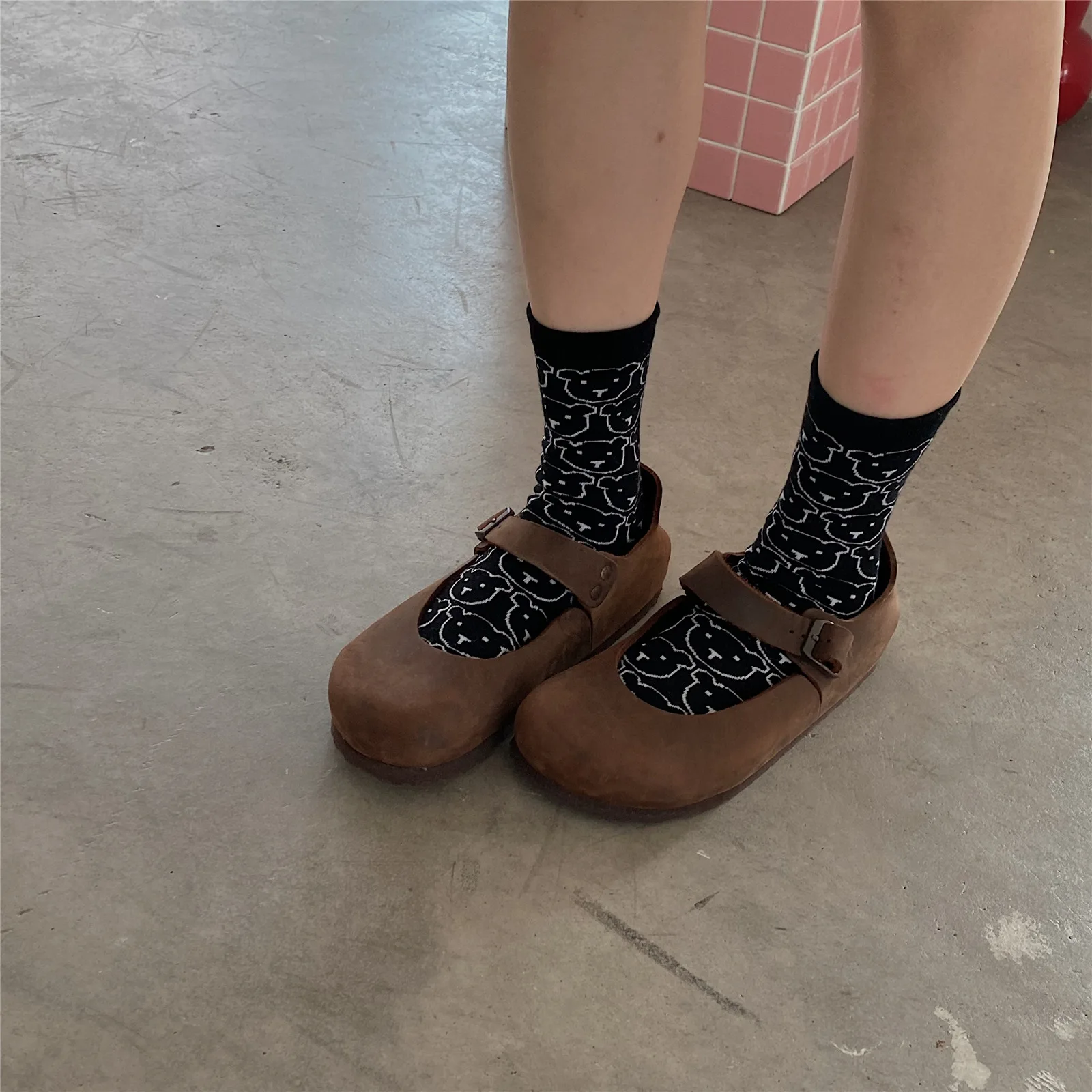 Kawai Slatka čarape, Ženske u japanskom stilu Slatka Djevojka Studenti Duge Čarape, Modni Harajuku Klasicni Ulica Odjeća Ženske čarape Božićne darove 3
