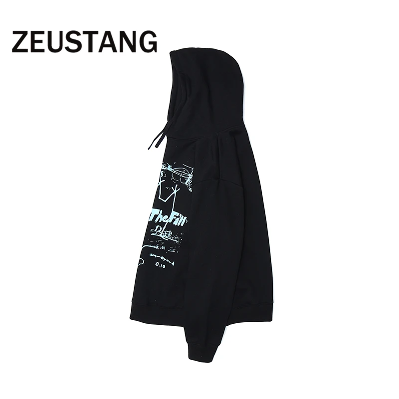Modni hoodies Zeustang s po cijeloj površini engleskih elemenata Флисовый pulover s kapuljačom Hoodies Ulica odjeća hip-hop Harajuku Svakodnevne besplatne majice 3