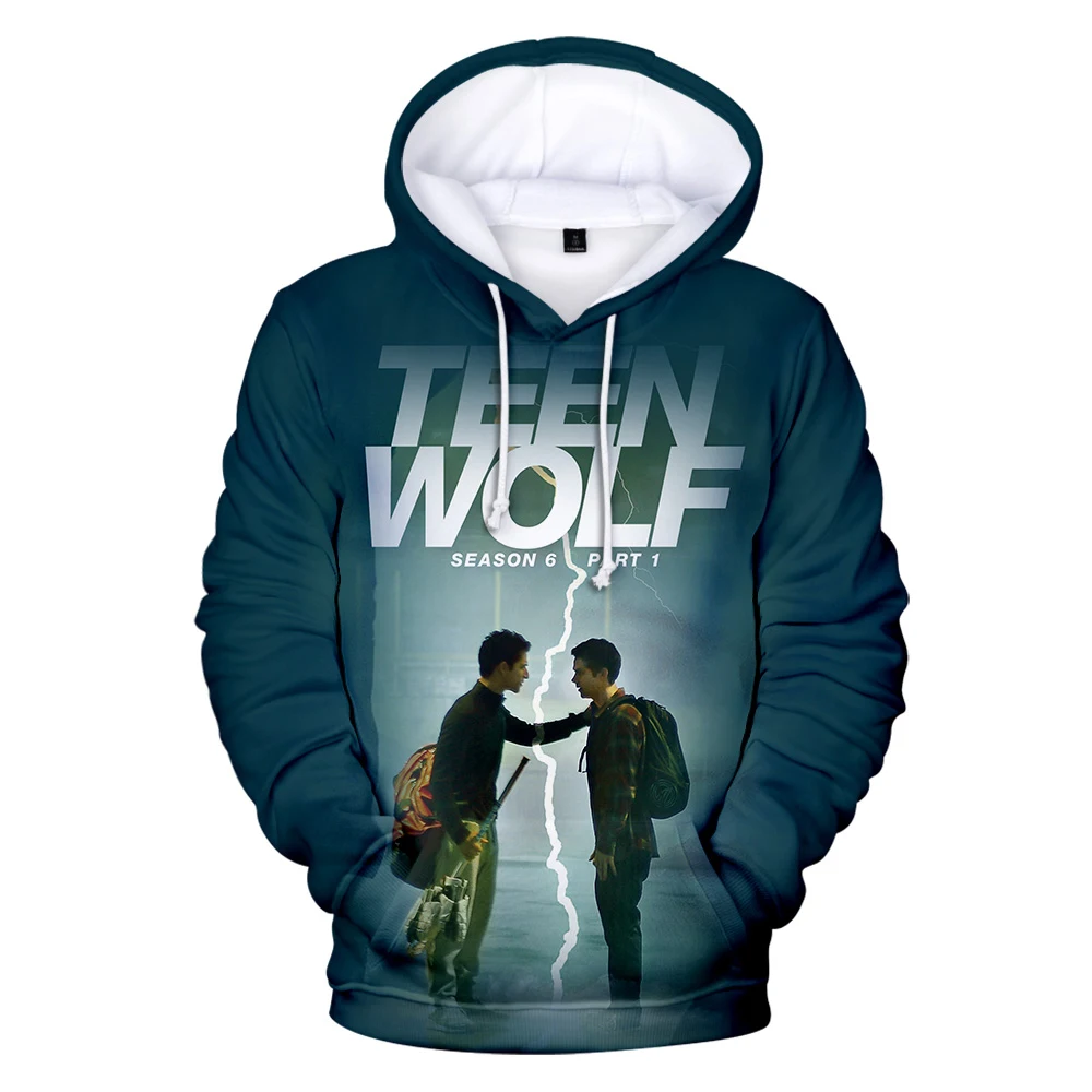 Novi Derekhale Teen Wolf 3D Veste Za muškarce i Za žene Proljeće i Jesen dugi rukav Topla Rasprodaja Moderna sportska odjeća 3