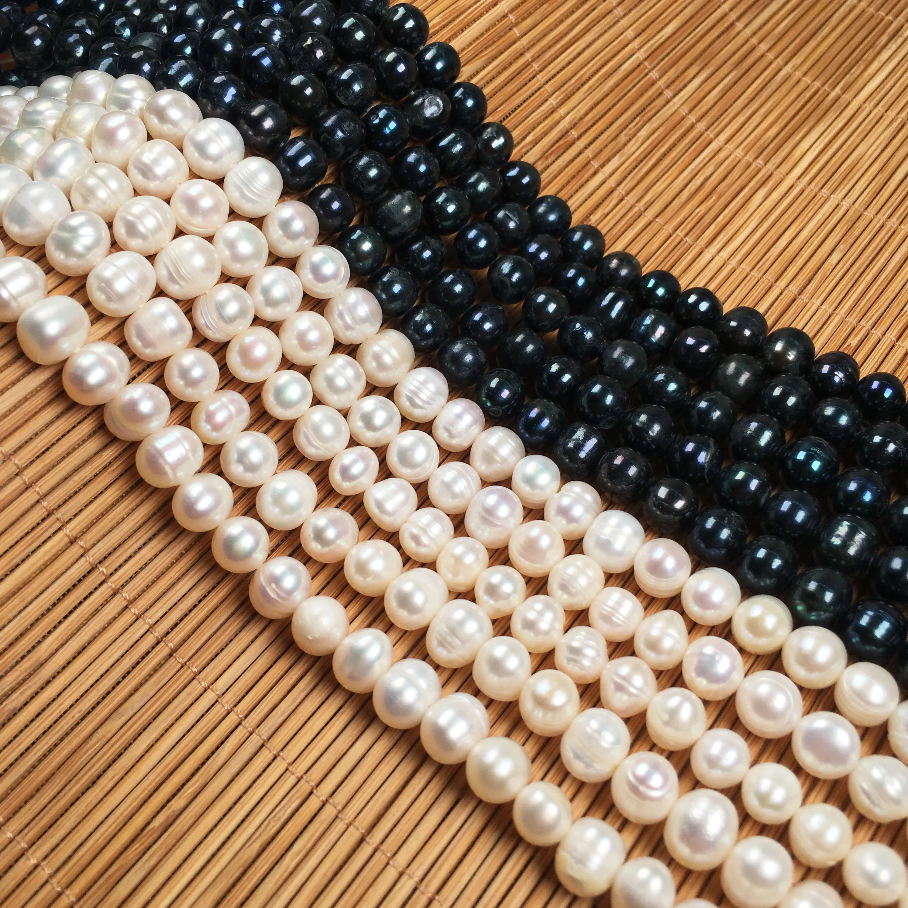 Perle od prirodnih slatkovodni biseri Visoke Kvalitete u obliku riže Razbiti Slobodan perle za izradu nakita DIY Ogrlica Narukvica Pribor 2