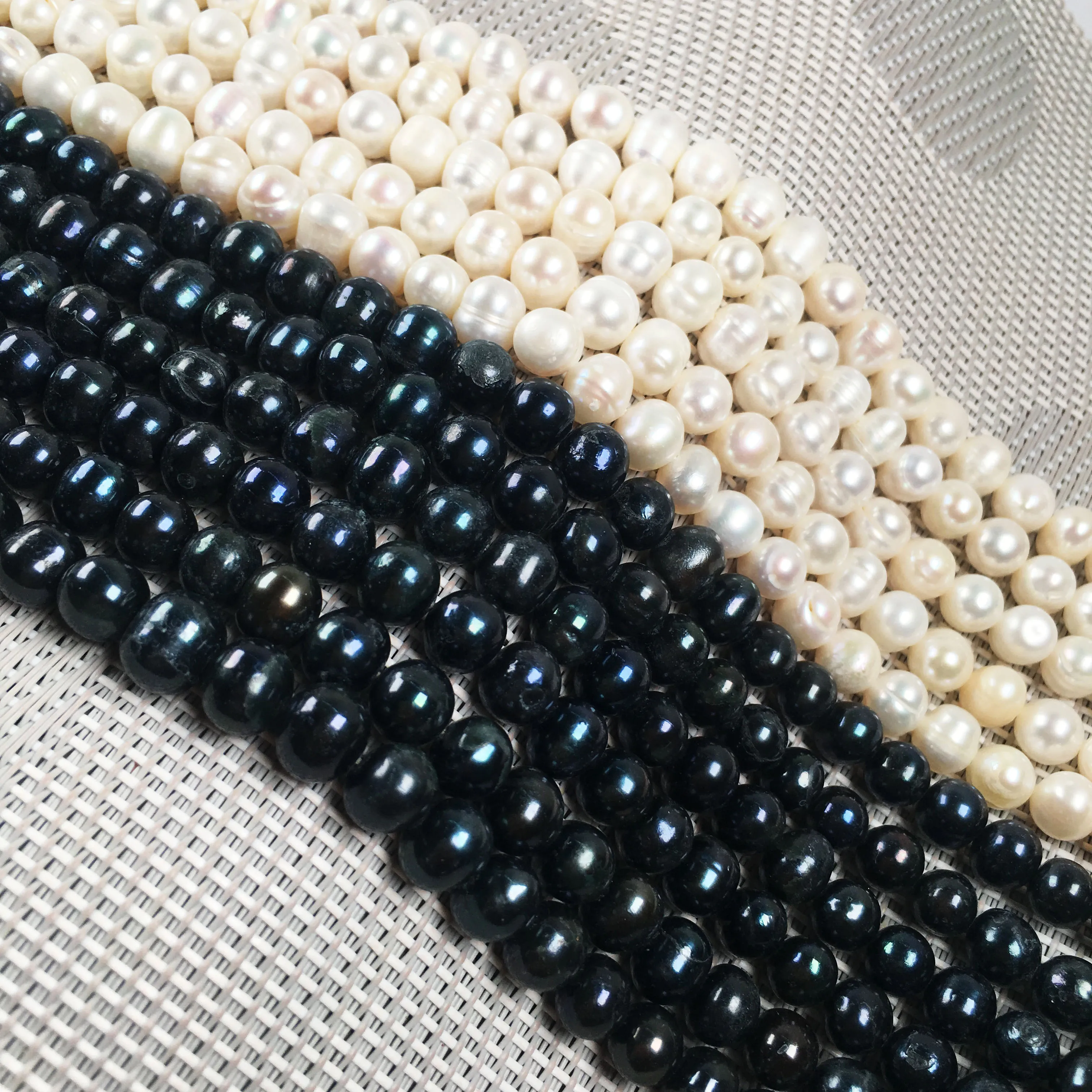 Perle od prirodnih slatkovodni biseri Visoke Kvalitete u obliku riže Razbiti Slobodan perle za izradu nakita DIY Ogrlica Narukvica Pribor 3
