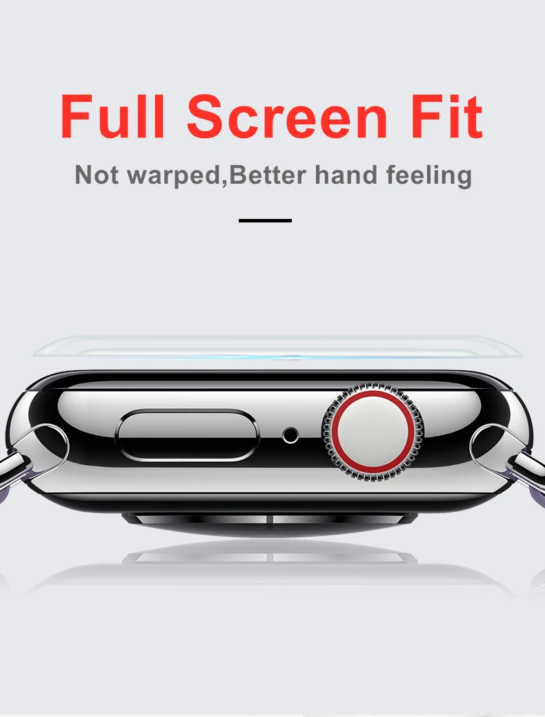 Prozirna Zaštitna folija za ekran Soft Гидрогелевая Kompletna Zaštitna folija za Apple Watch 7 iWatch 6 SE 5 4 45 MM 41 MM 44 MM 40 mm Poklopac TPU 4