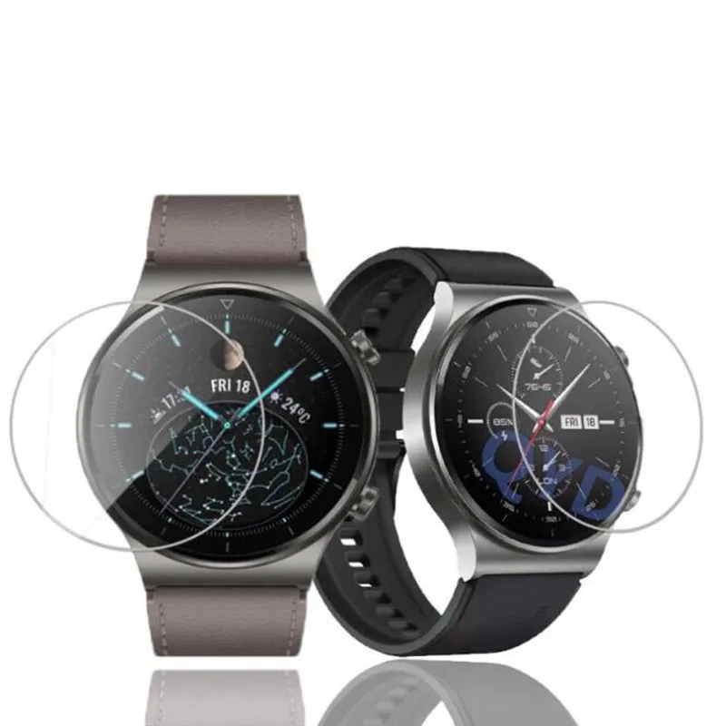 Smart satovi su Od Kaljenog Stakla, Prozirna Zaštitna Folija Za Huawei GT 2 Pro GT2 Sportski sat Puni Ekran Zaštitni poklopac 1