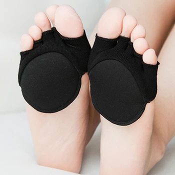 Moda pet prstiju polovica ženskih čarapa plus хлопчатобумажный znoj pola dlan pun čarapa na visokim potpeticama, neklizajući čarape-невидимки