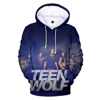Novi Derekhale Teen Wolf 3D Veste Za muškarce i Za žene Proljeće i Jesen dugi rukav Topla Rasprodaja Moderna sportska odjeća