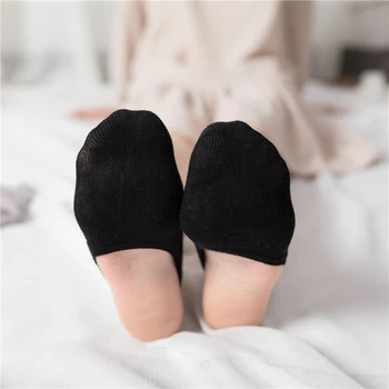 [WPLOIKJD] Trendy papuče, čarape za gležnjeva, ženske, karamela boje, neklizajući pamučne čarape su kvalitetne, udobne čarape s половинным dnom