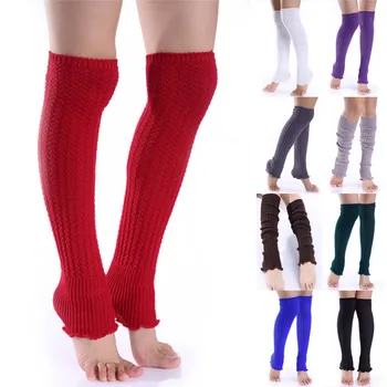 Ženske, Muške tajice Duge Čarape Popularni Cvijeće od konoplje Pletenje Korak Noge Zimske Tople Čarape
