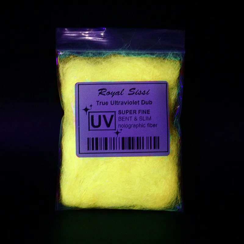 Novi 5 dodatnih boja za vezivanje izađu UV-led snimanje uv sjaj Živih Vlakana za snimanje leda vlakna, sintetički materijal za vezivanje izađu za kosu 4